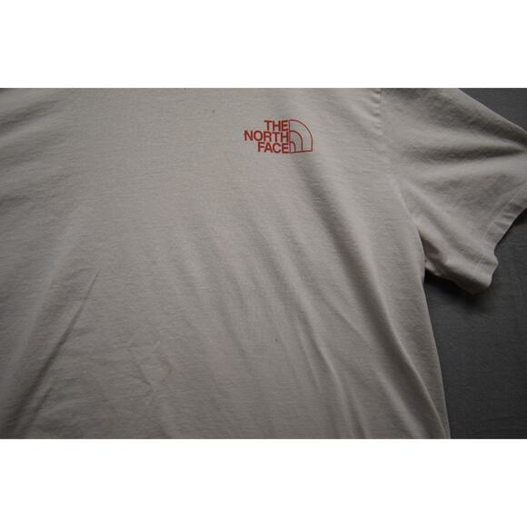 The North Face Men’s XXL T-Shirt White Logo Tee Front & Back Graphic Outdoor Hik - Picture 4 of 9